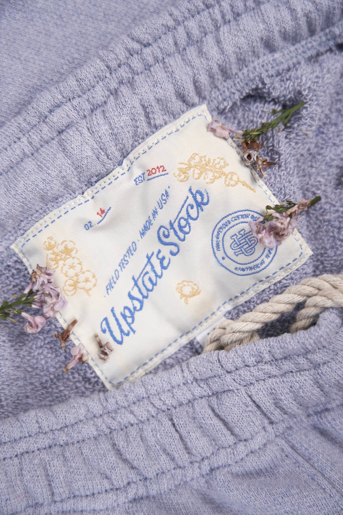 The Standard Short Upcycled Cotton Terry  - Munstead Lavender