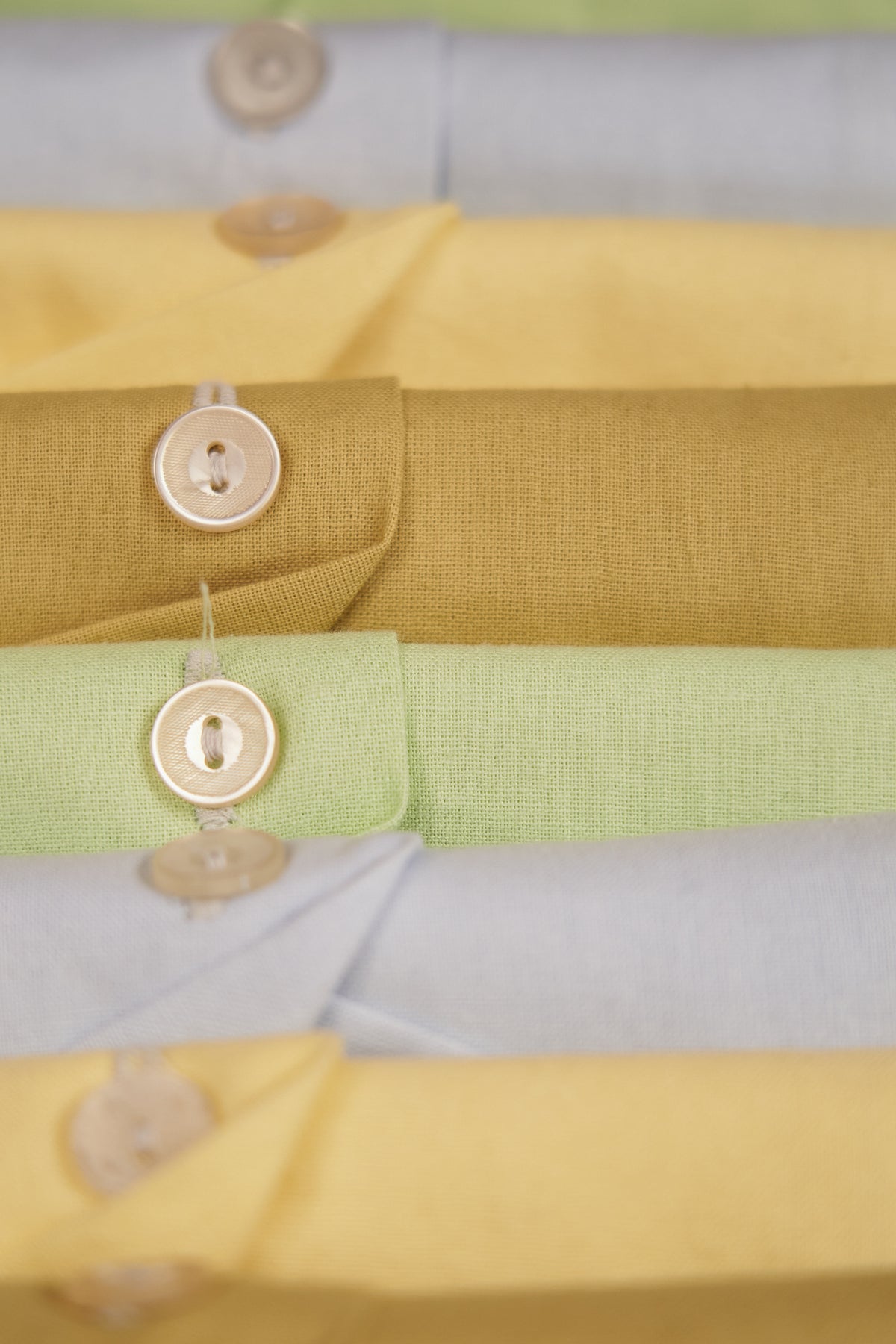 Organic Cotton Poplin Short Sleeve - LEMON