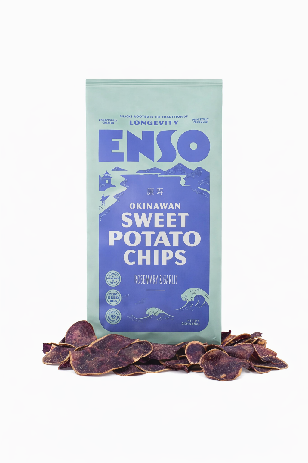 Enso Okinawan Sweet Potato Chip - Rosemary & Garlic