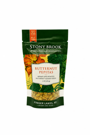 Stony Brook Wholehearted Foods - Brined & Roasted Butternut Pumpkin Seeds, 3 oz