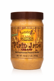 Saratoga Peanut Butter Company ORGANIC PLAIN JANE