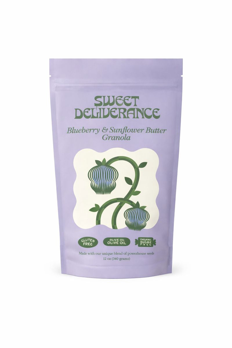 Sweet Deliverance Granola BLUEBERRY AND SUNFLOWER BUTTER