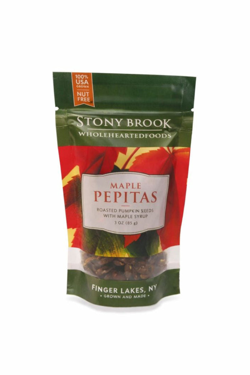 Bag of Tony Brook Maple Pepitas on a white background