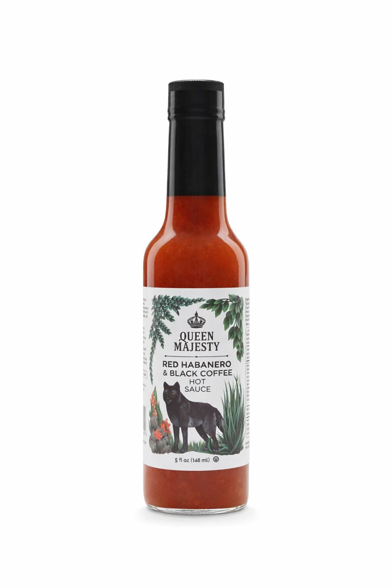 Queen Majesty - Red Habanero and Black Coffee Hot Sauce 5oz.