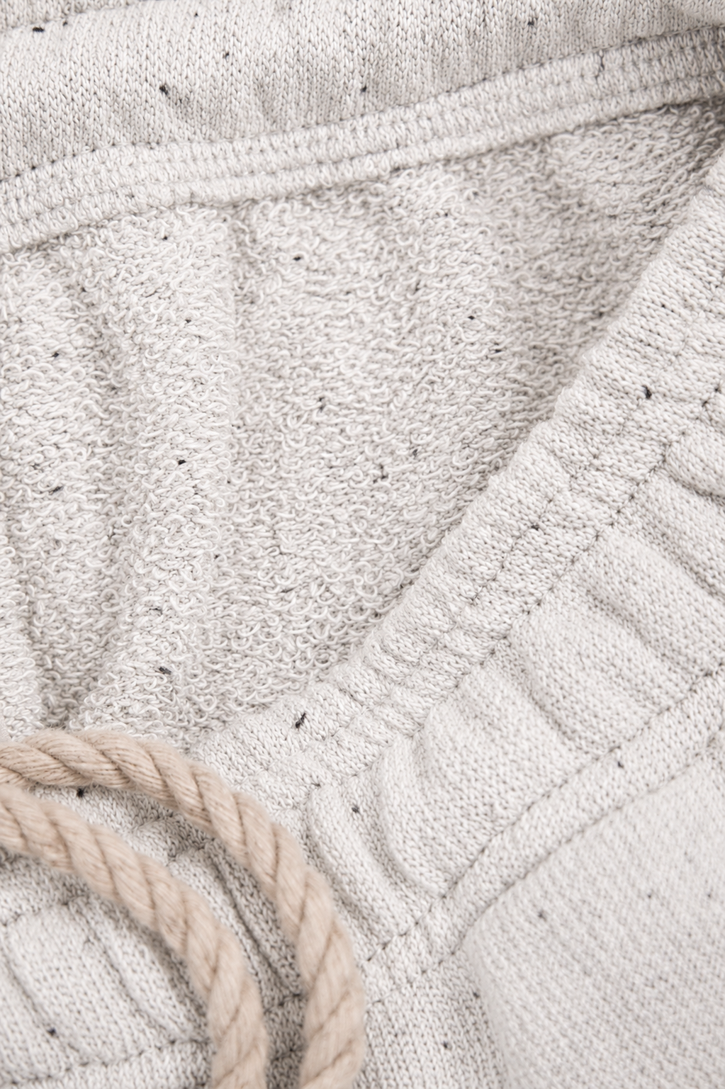 The Standard Short Upcycled Cotton Terry  - LIMITED EDITION Salt & Pepper