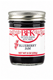 blueberry jam jar