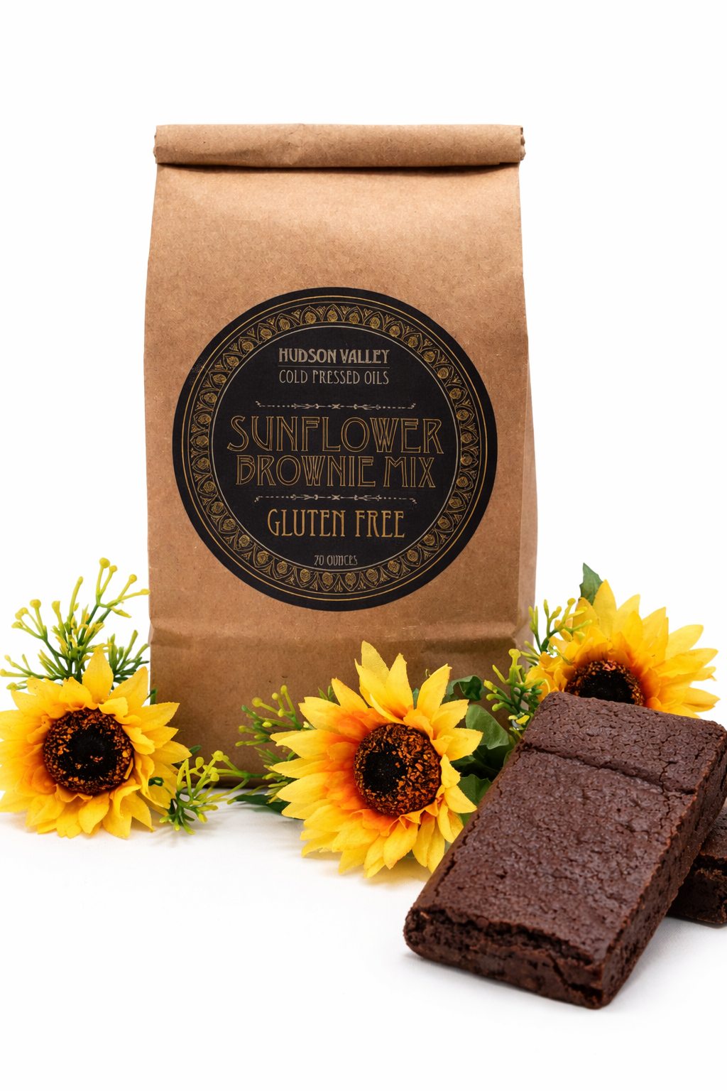 Hudson Valley Cold-Pressed Oils - Gluten Free Sunflower Brownie Mix