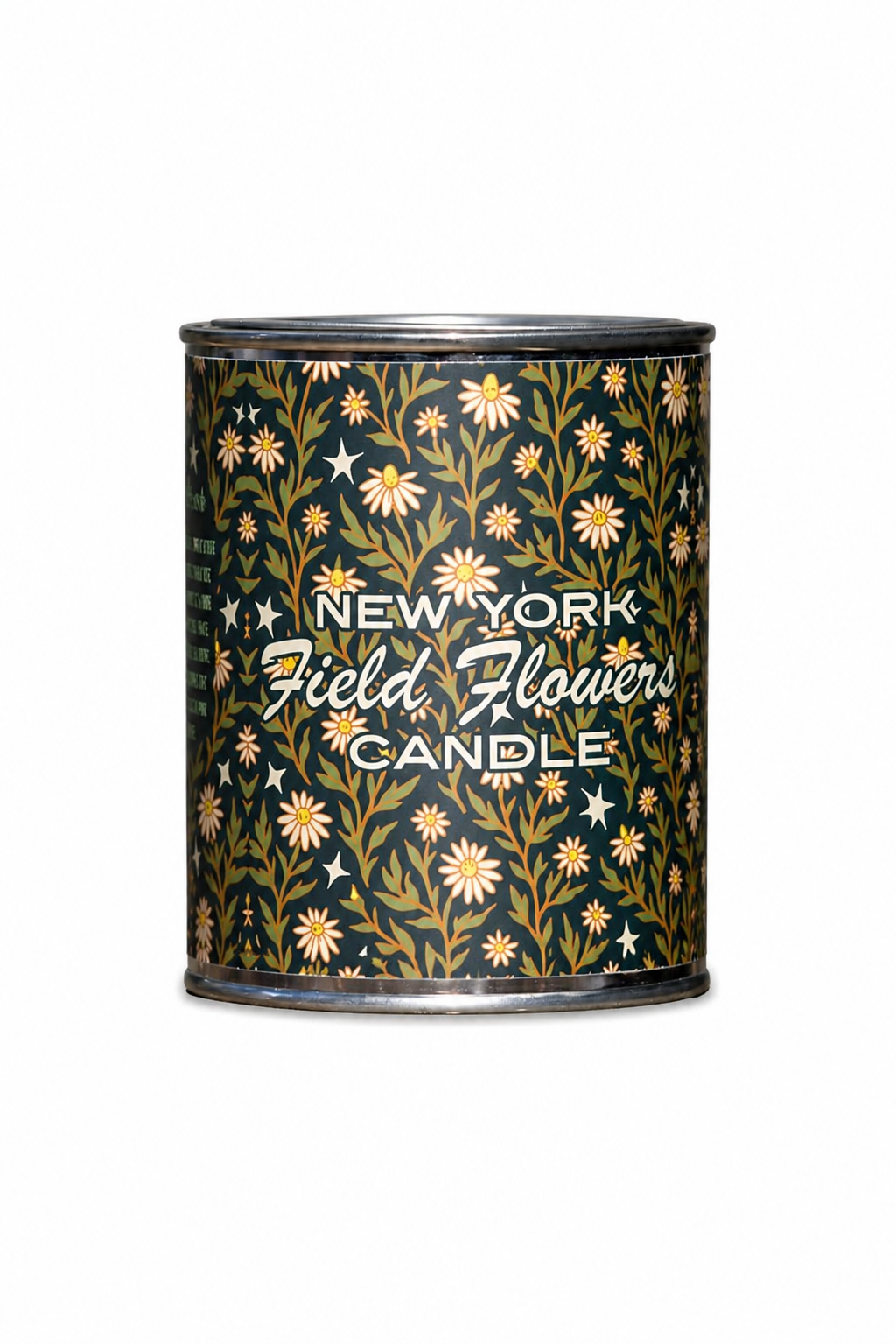 Field Flowers Paint Can Coconut Wax Candle