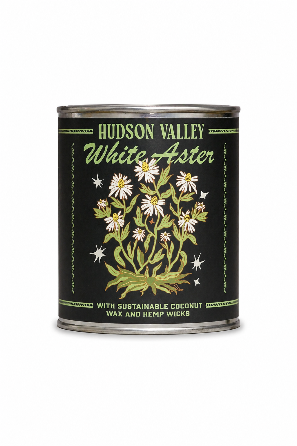 Hudson Valley White Aster Paint Can Coconut Wax Candle