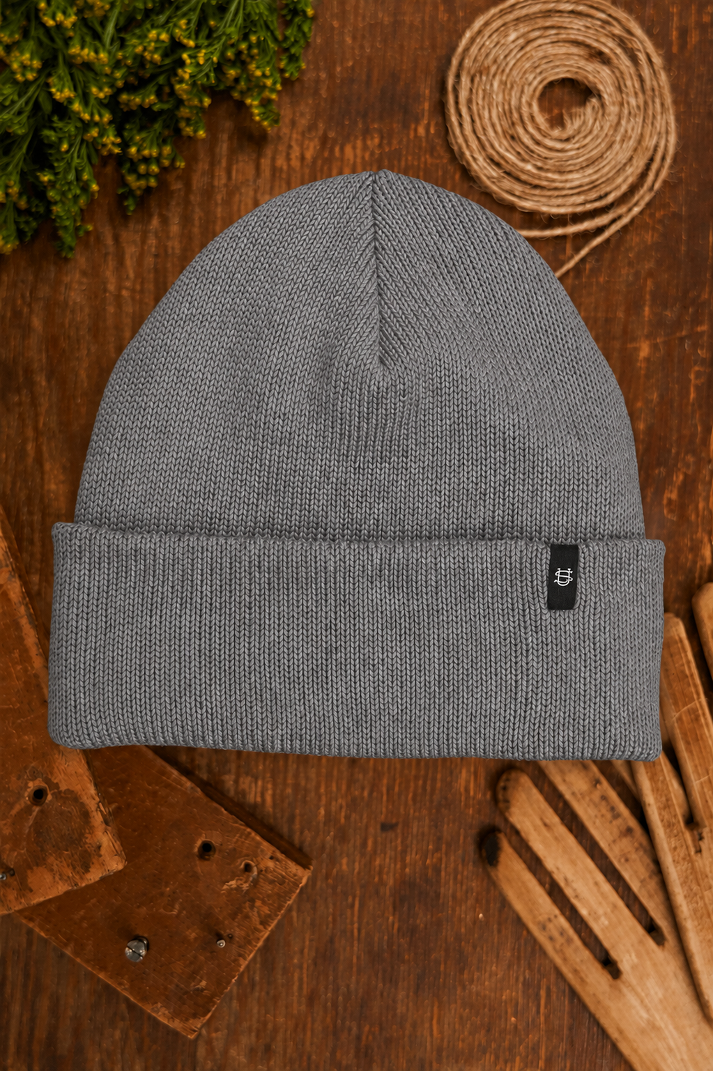 Steel Grey Merino and Recycled P.E.T. Plainfield Beanie