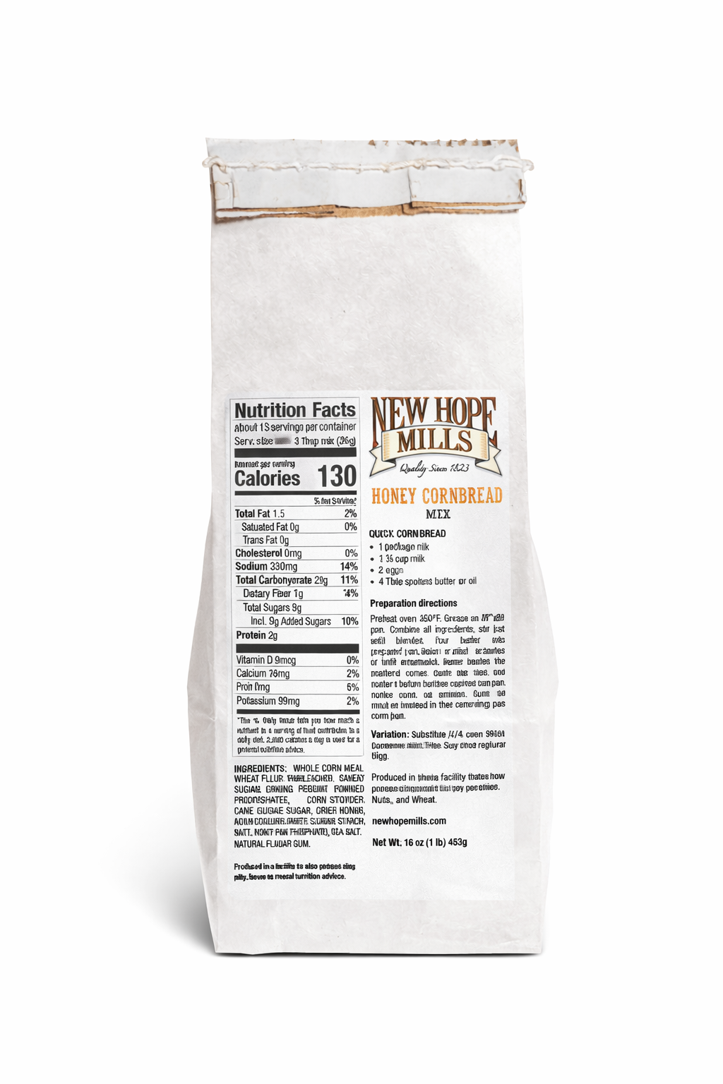 New Hope Mills - Honey Cornbread Mix