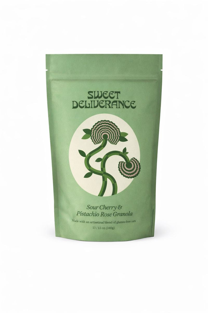 Sweet Deliverance Granola SOUR CHERRY AND PISTACHIO ROSE