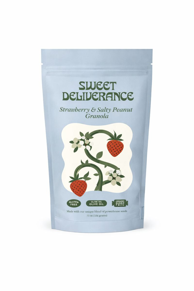 Sweet Deliverance Granola STRAWBERRY AND SALTY PEANUT BUTTER