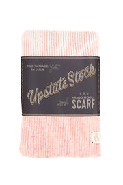 Cherry Blossom Tweed Ragg Wool Scarf