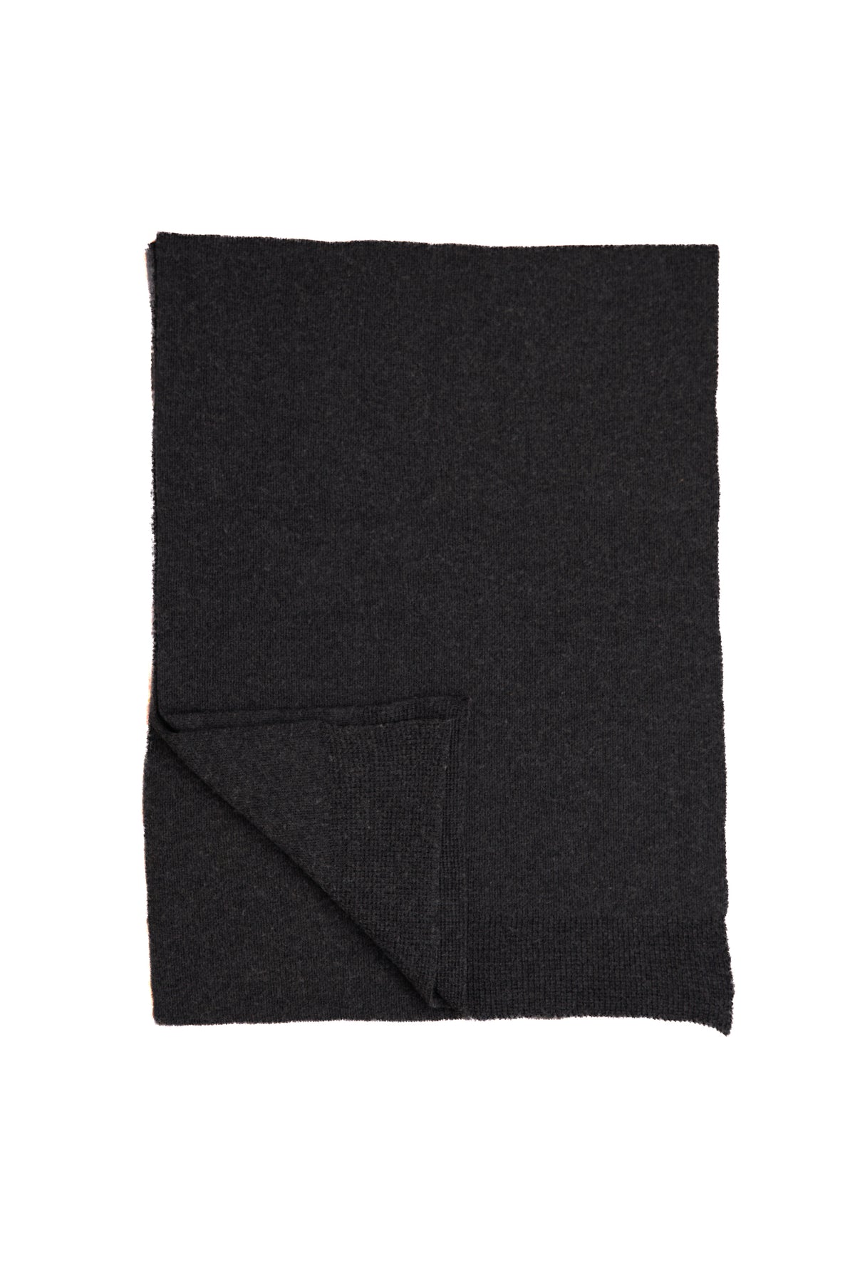 Charcoal Merino Wool and Recycled PET Everyday Scarf