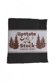 Charcoal Merino Wool and Recycled PET Everyday Scarf