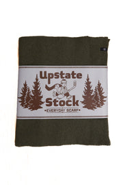 Black Merino Wool and Recycled PET Everyday Scarf