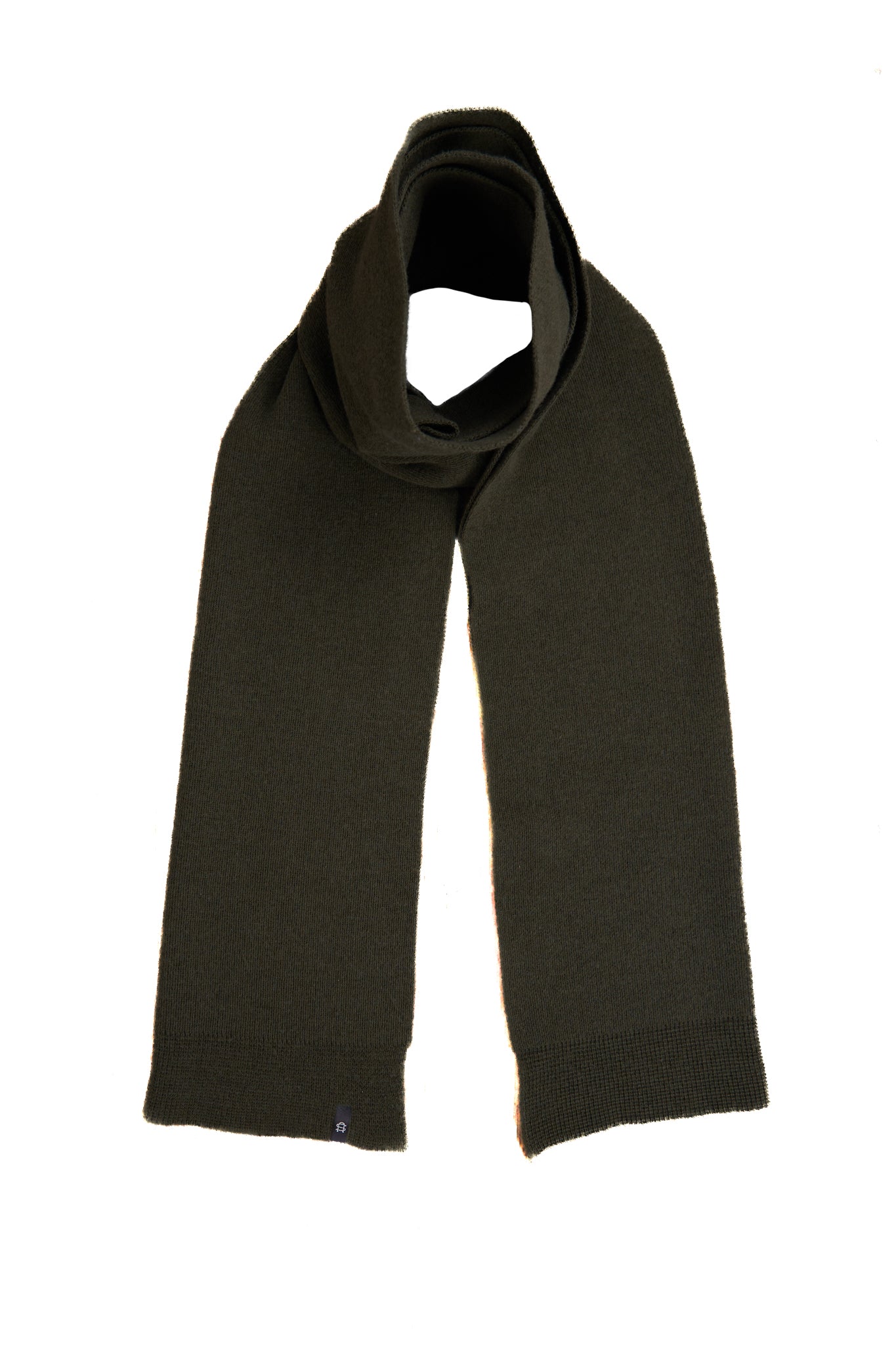 Black Merino Wool and Recycled PET Everyday Scarf