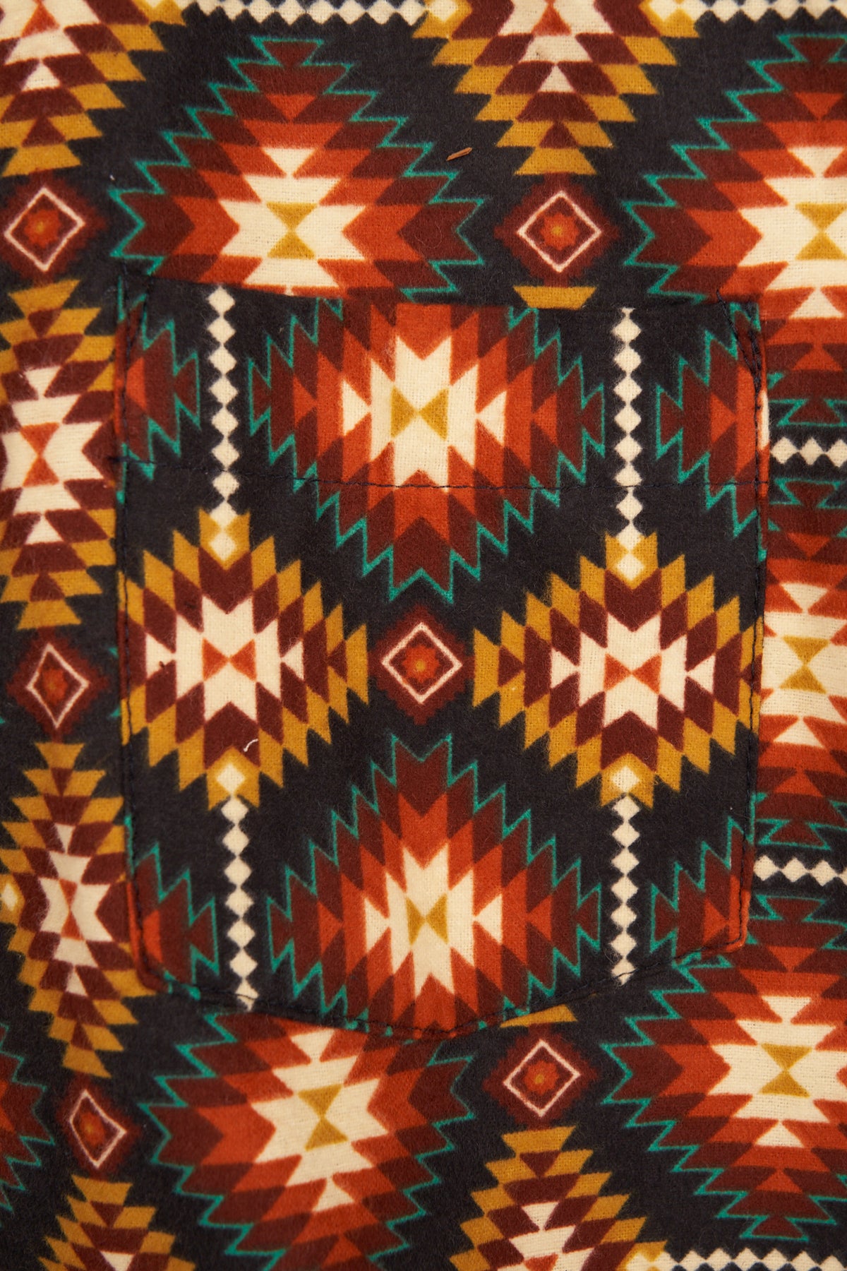 Cotton Flannel Button Down - The Southwest