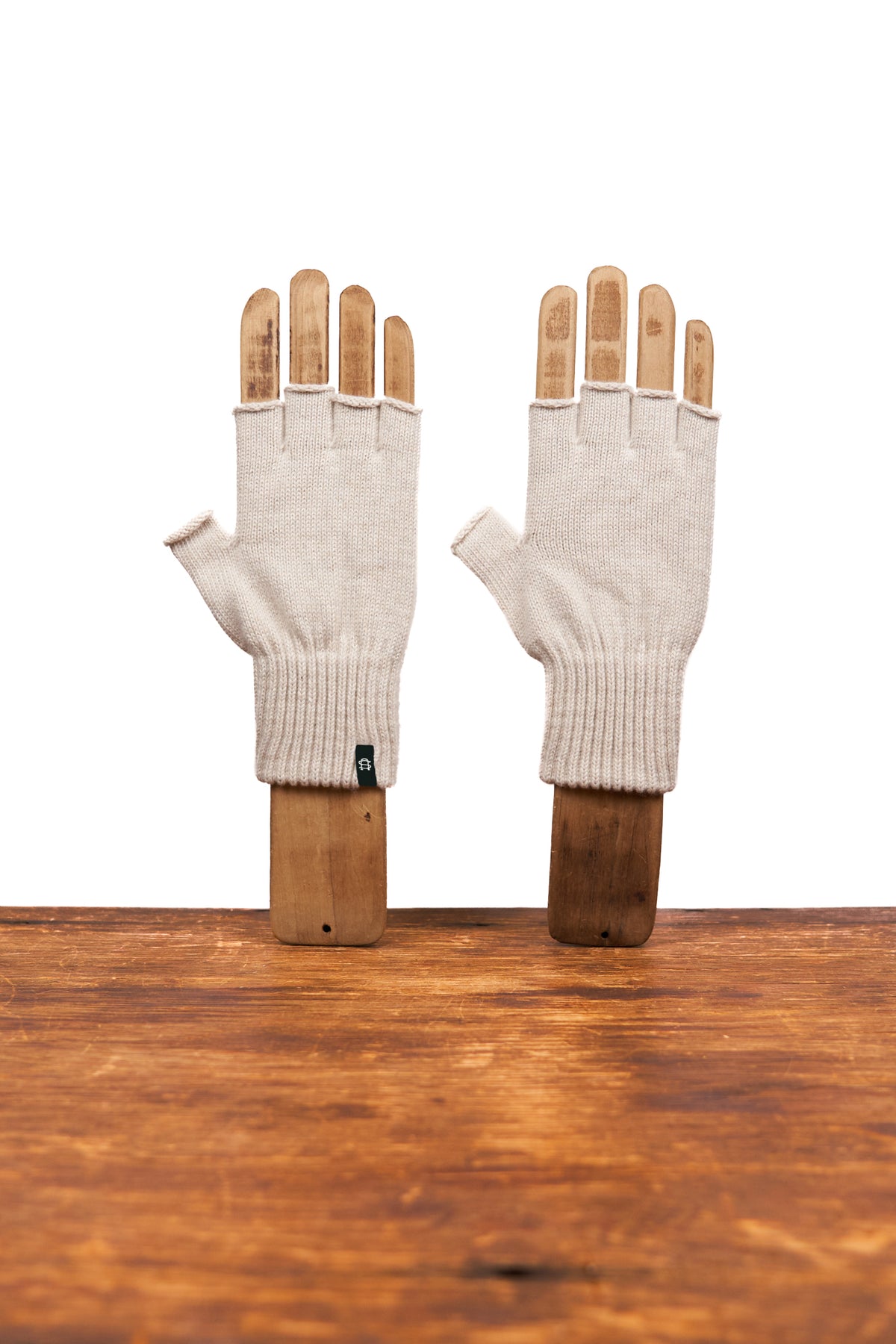 NEW Mushroom Merino Wool and Recycled PET Fingerless Gloves