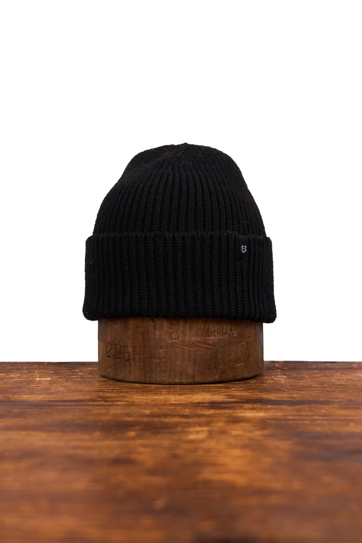 NEW Black Merino Wool and Recycled RPET "In The City" Beanie