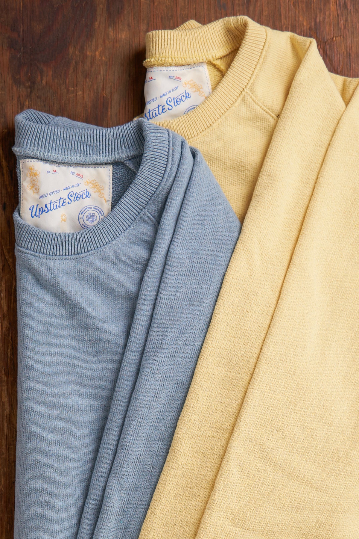 Amagansett Beach Upcycled Terry Cotton Sweater - Sky Blue Aster