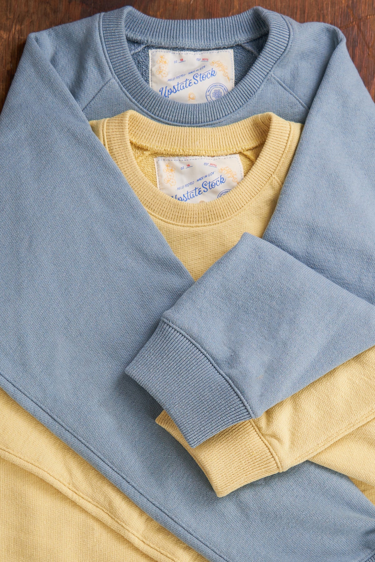 Amagansett Beach Upcycled Terry Cotton Sweater - Yellow Thistle
