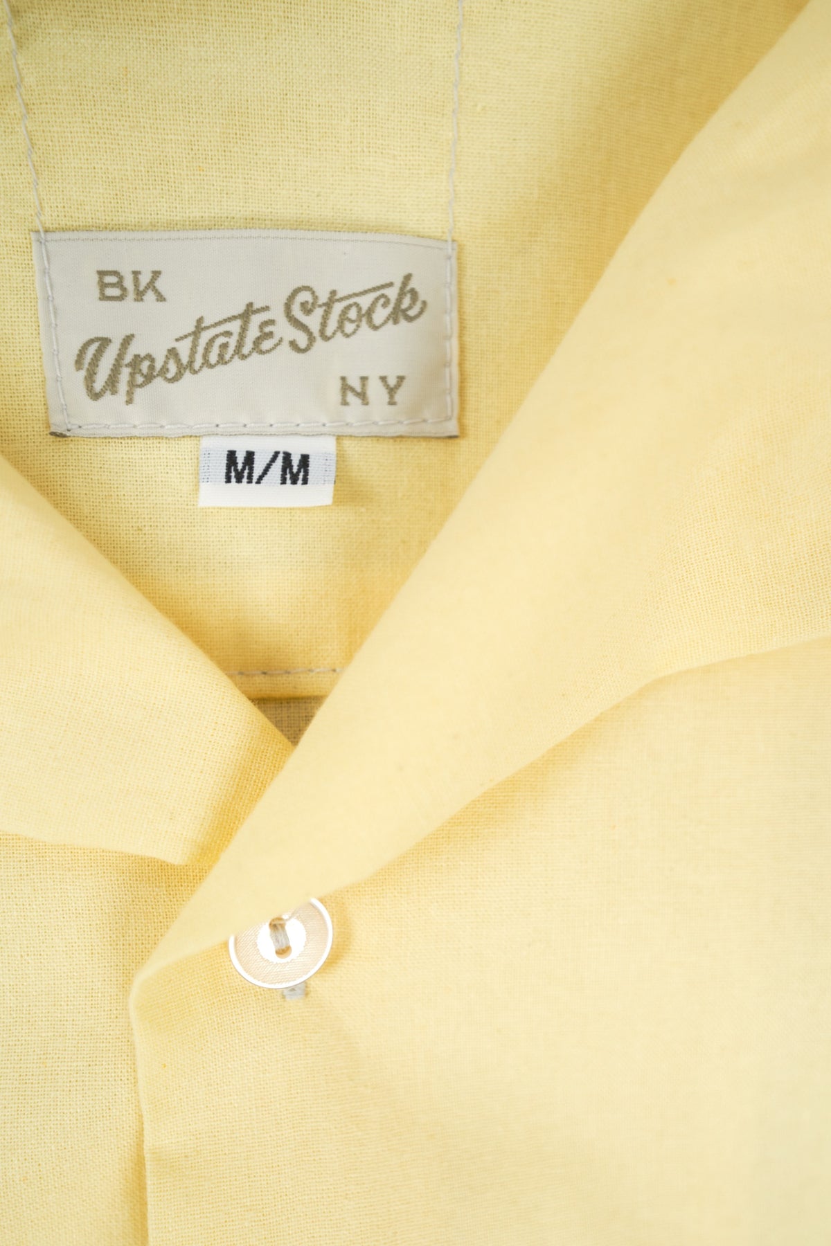 Organic Cotton Poplin Short Sleeve - LEMON