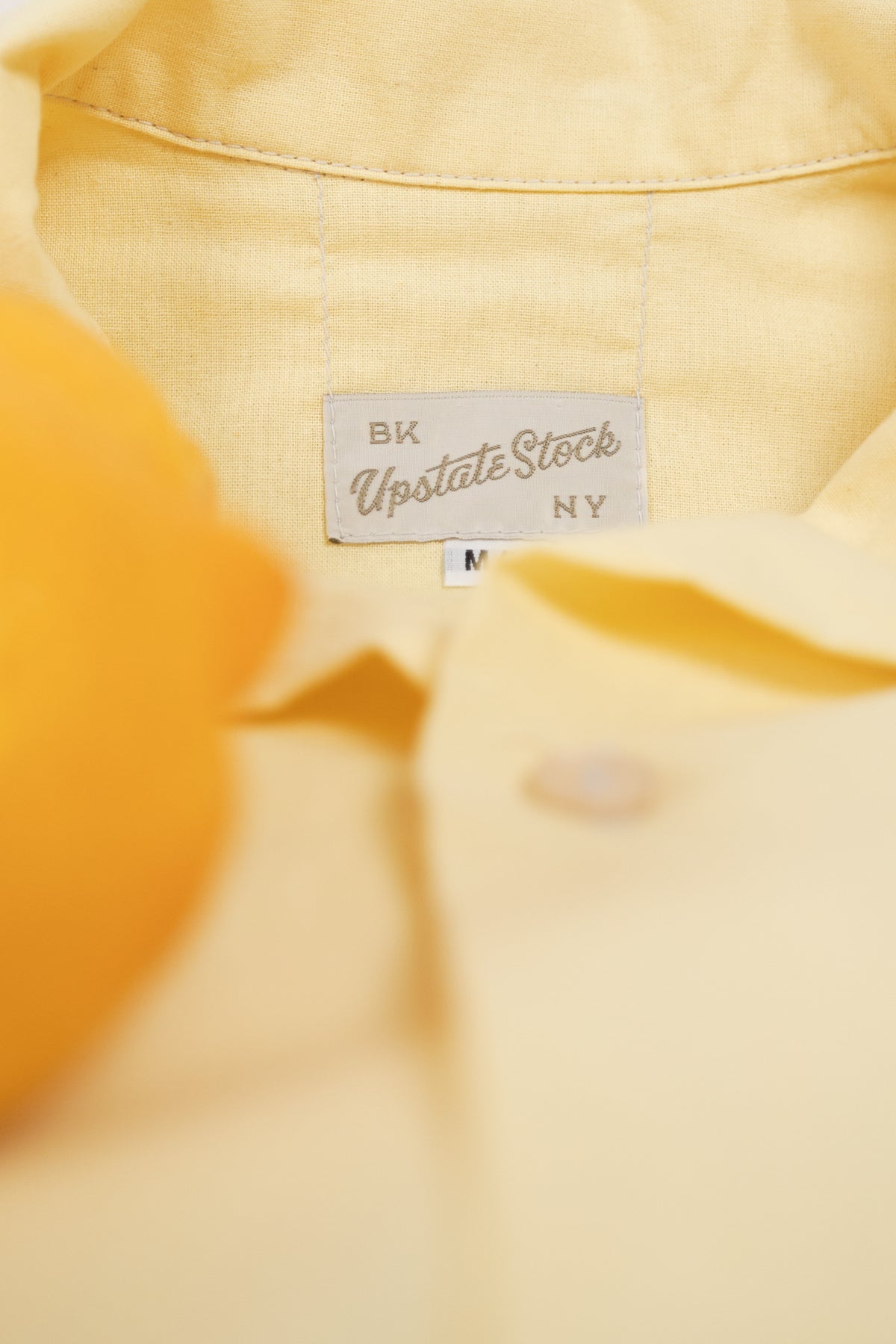 Organic Cotton Poplin Short Sleeve - LEMON