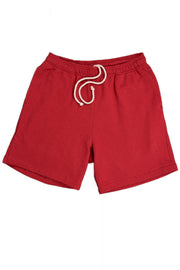 The Standard Short Upcycled Cotton Terry  - POMEGRANATE