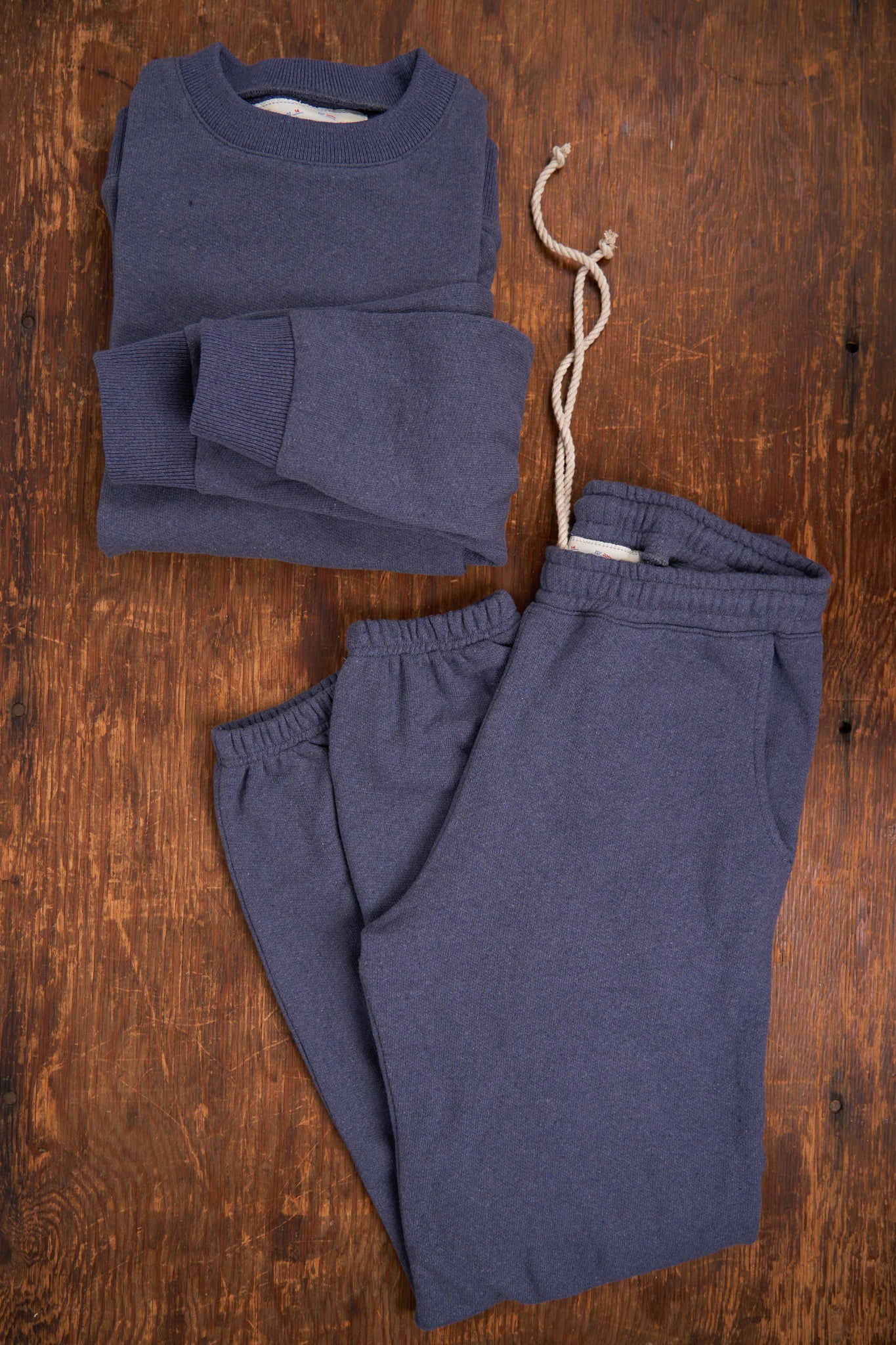 The Cragsmoor Upcycled Cotton Lightweight Terry Sweatpants - Quarry