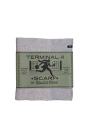 Cloud Merino Wool and Recycled PET Terminal 4 Scarf