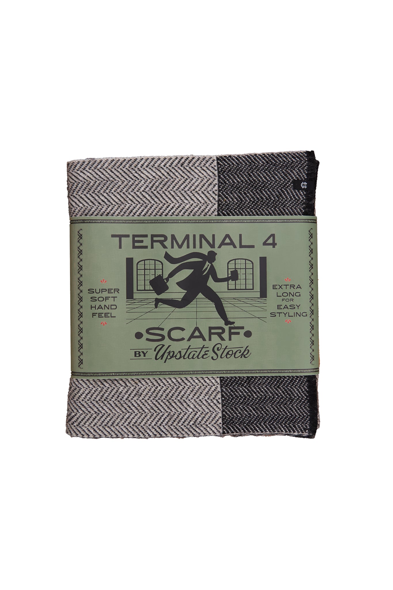 Fog Merino Wool and Recycled PET - Terminal 4 Scarf