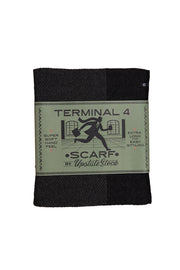 Charcoal Merino Wool and Recycled PET - Terminal 4 Scarf
