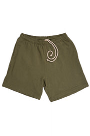 The Standard Short Upcycled Cotton Terry  - Thicket Green