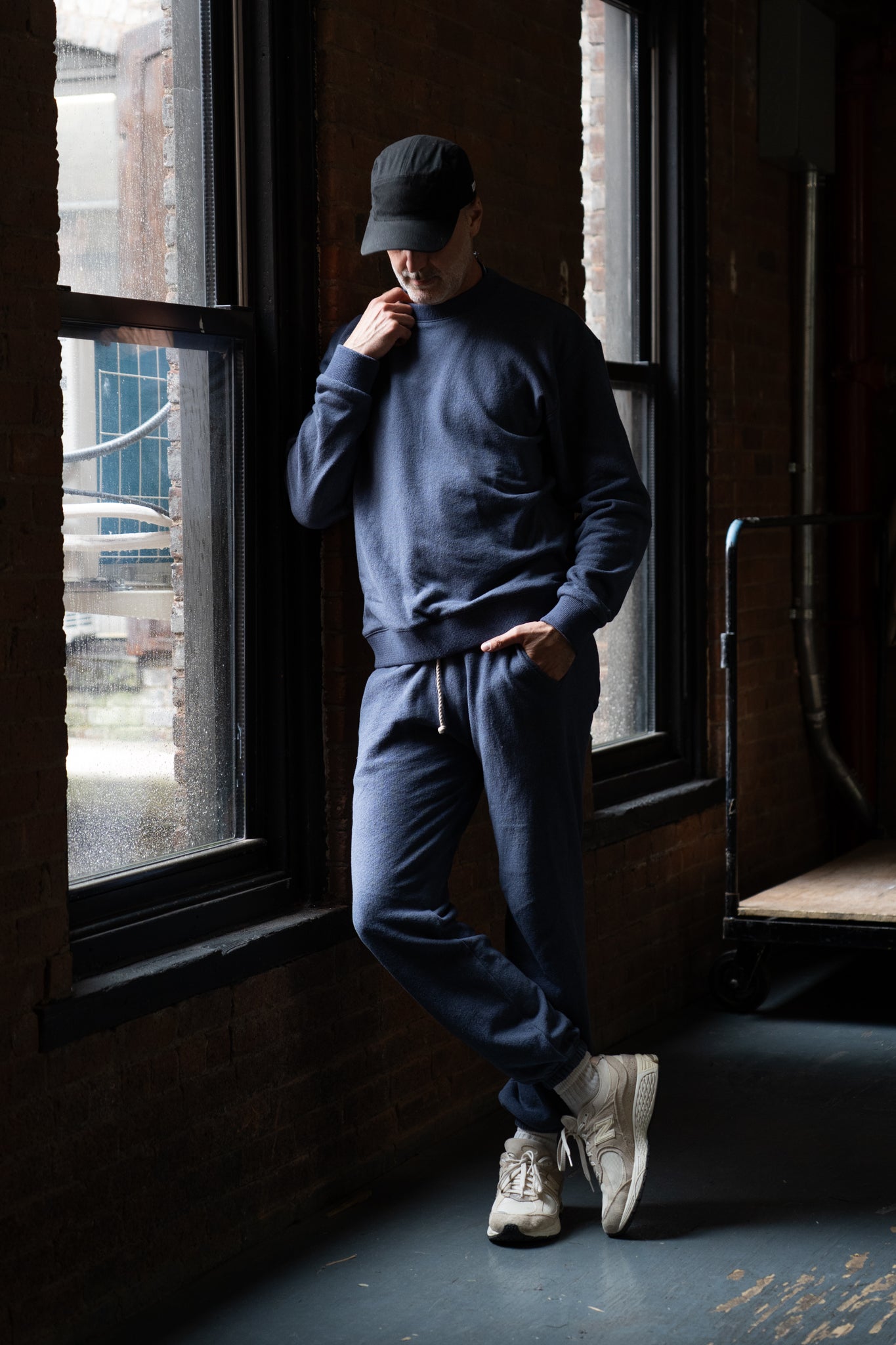 The Cragsmoor Upcycled Cotton Lightweight Terry Sweatpants - Quarry