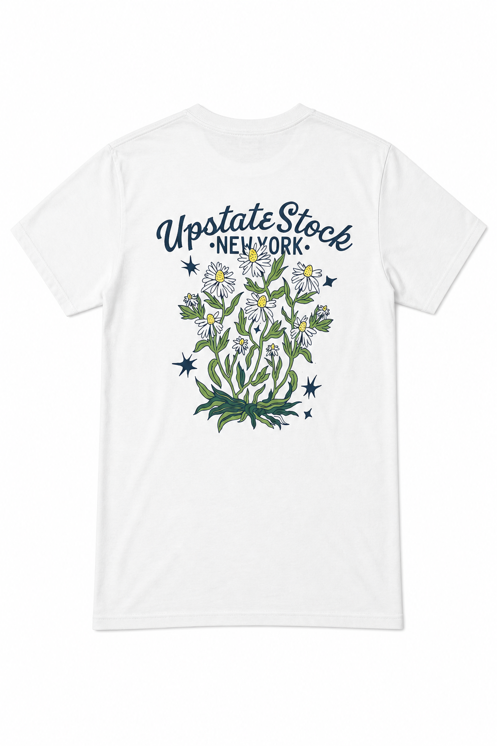 The American Cotton Pocket Tshirt -  Hudson Valley White Aster