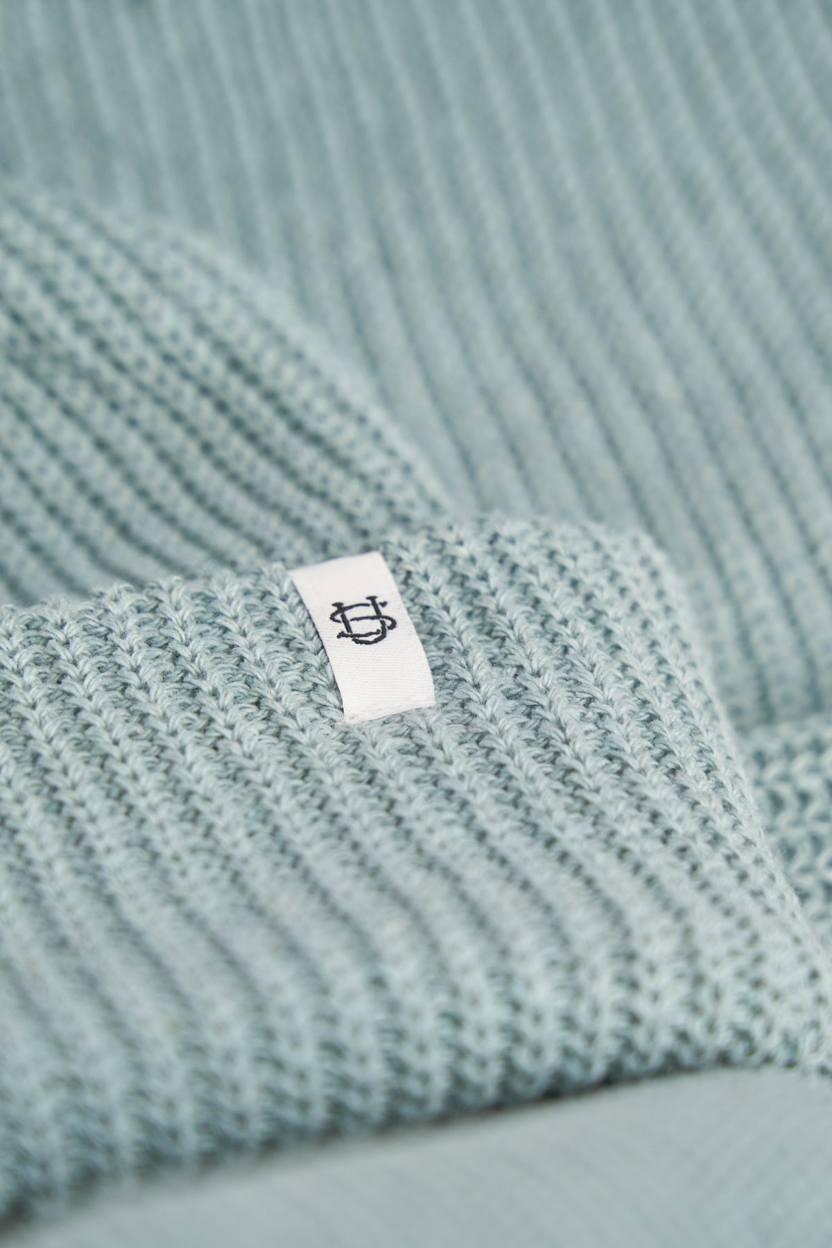 Heavy Weight Rondout Creek Blue Upcycled Cotton Watchcap