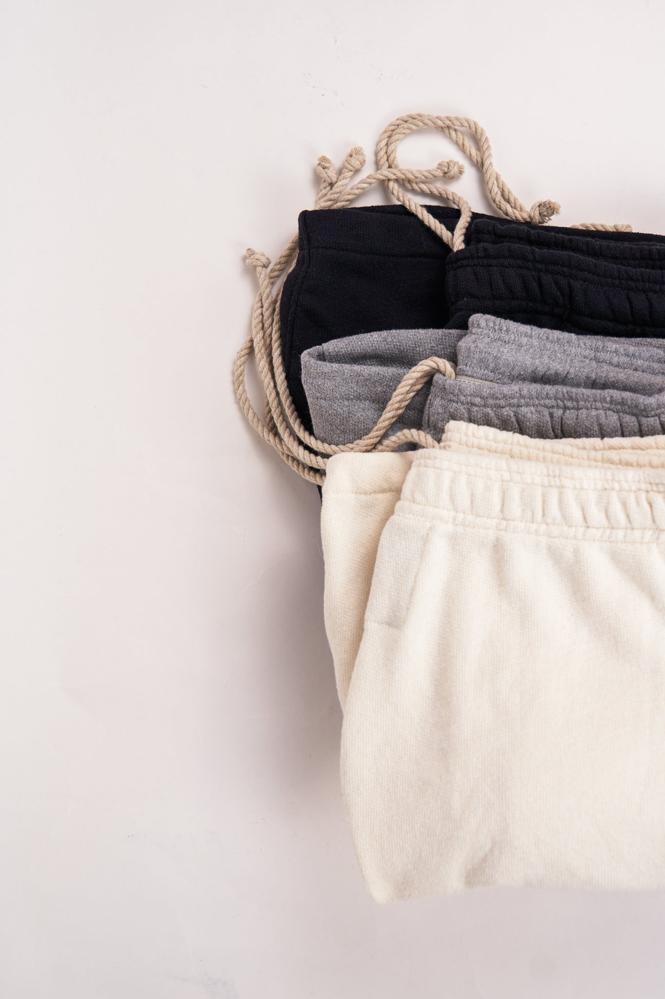 The Standard Short Upcycled Cotton Terry  - Ecru