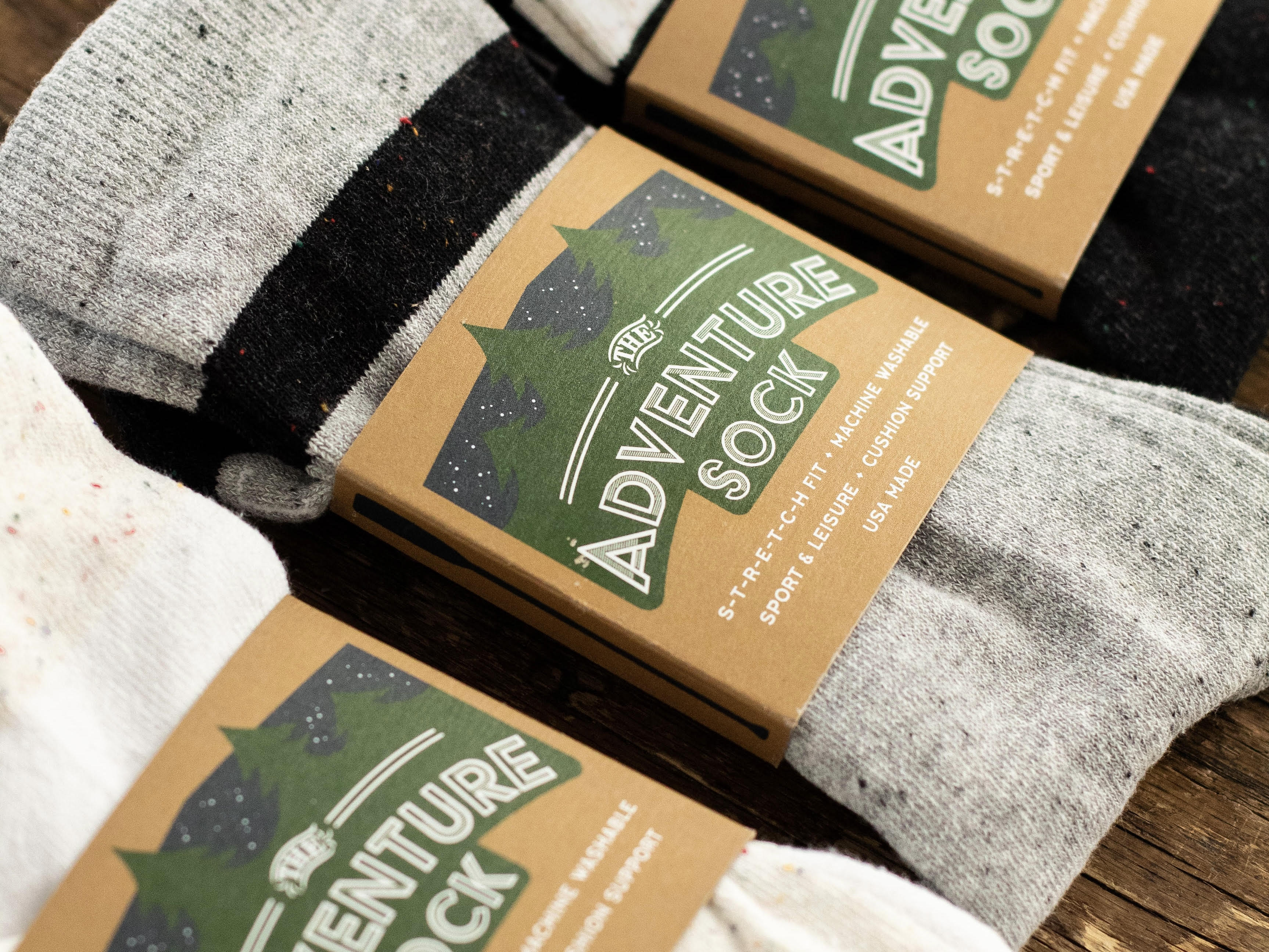 Close up of the Adventure Sock