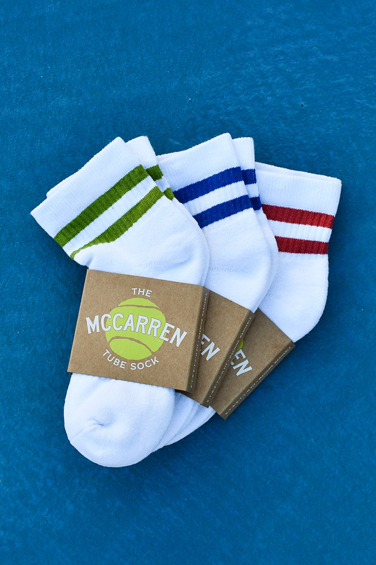 The McCarren Tube Sock - 3/4 - Multi 3-Pack