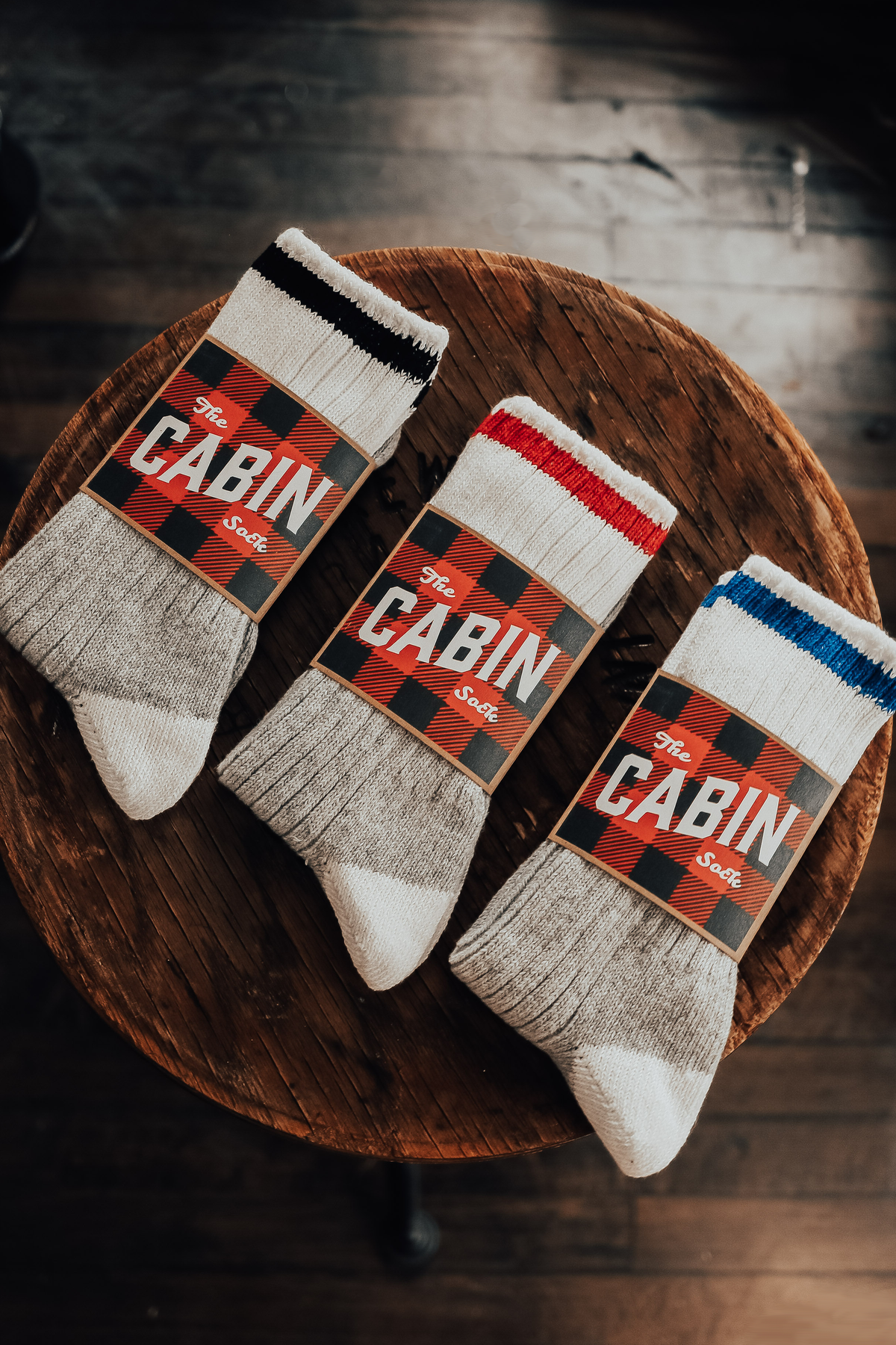 The Cabin Sock - RED