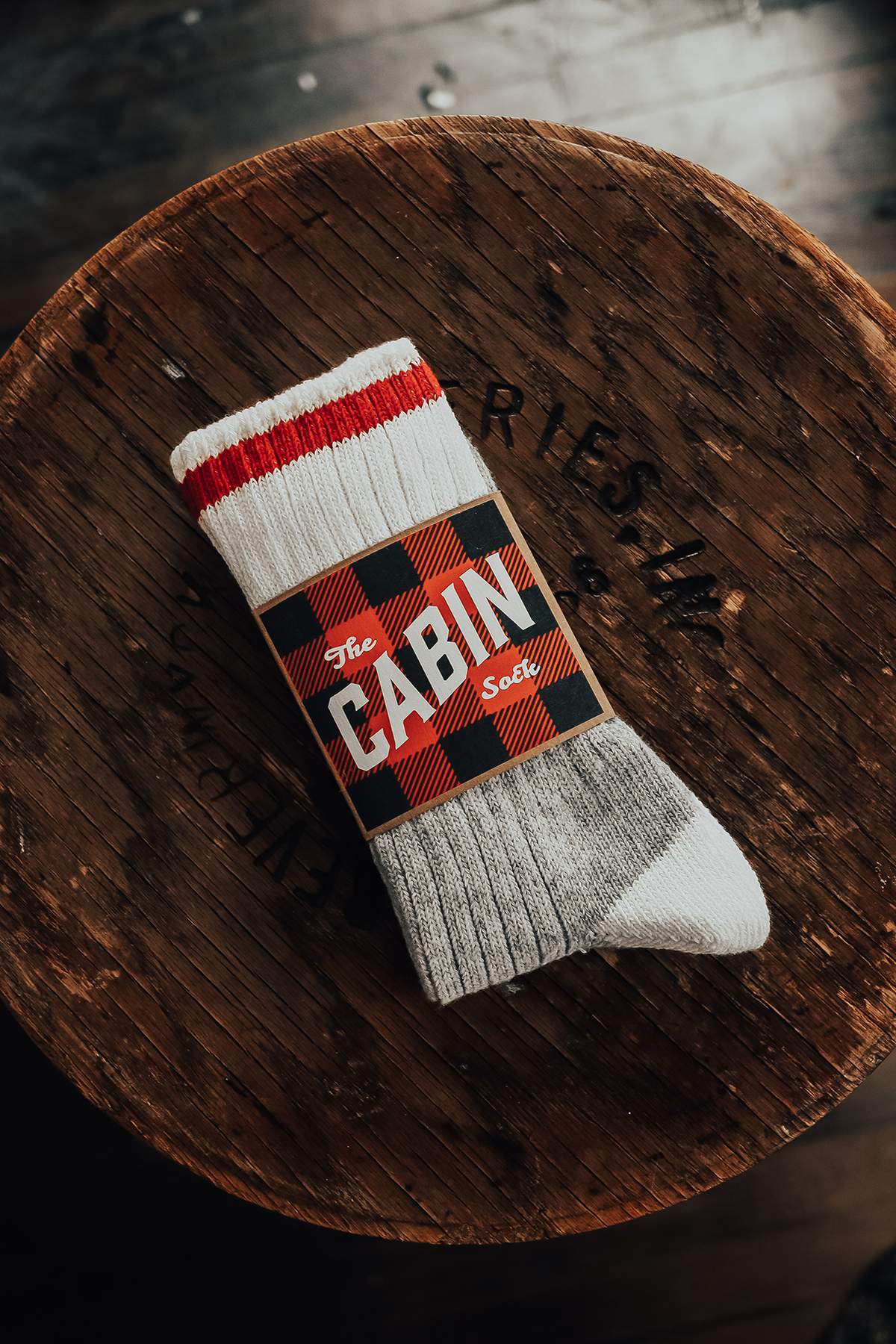The Cabin Sock - RED