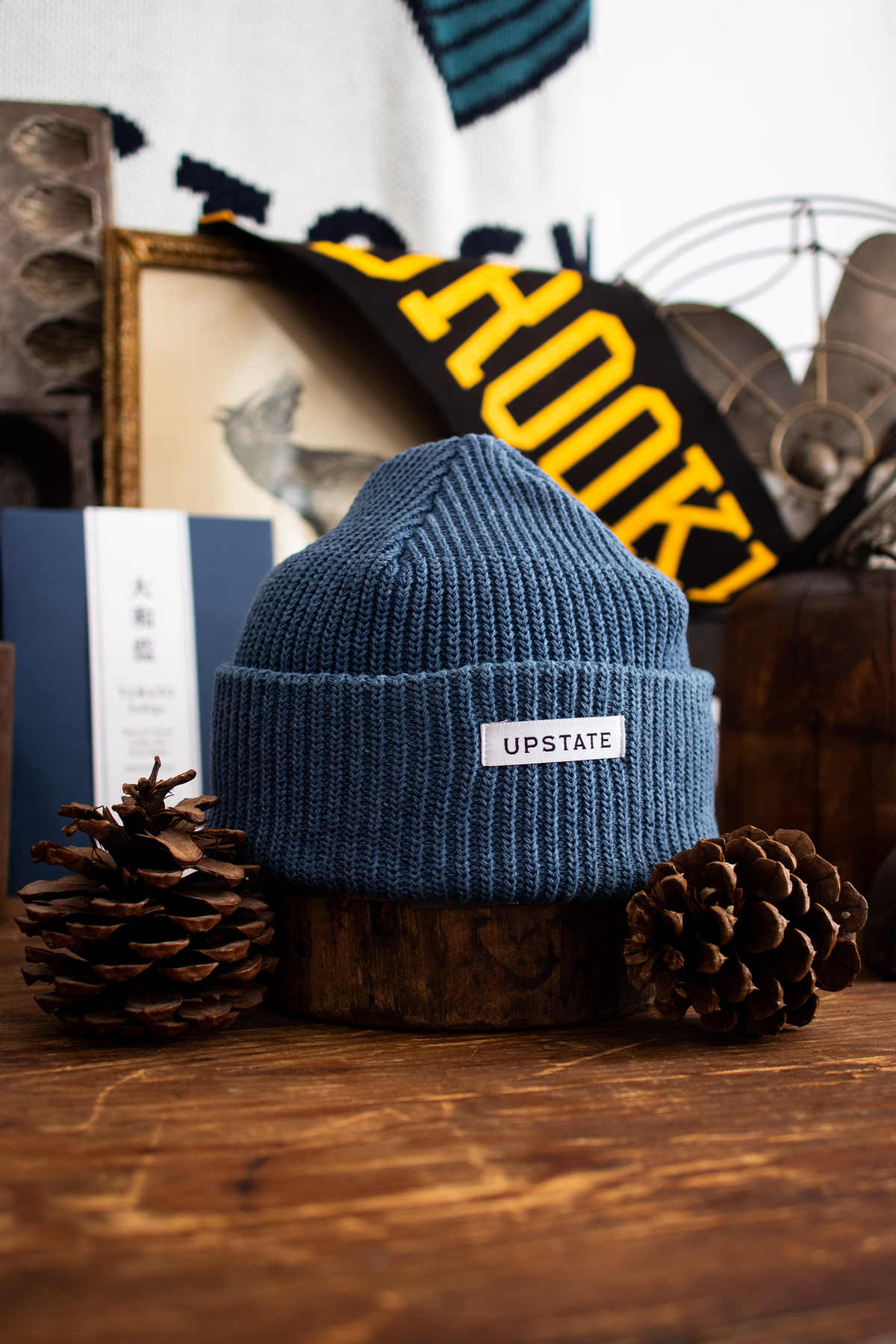 Yamato Indigo Dyed Upcycled Cotton Watchcap