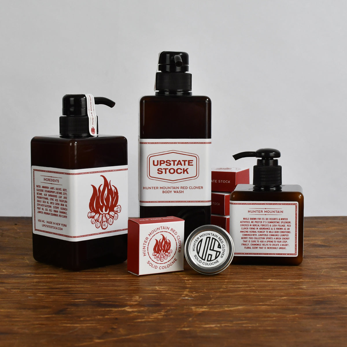 HUNTER MOUNTAIN RED CLOVER -  4 Piece Collection